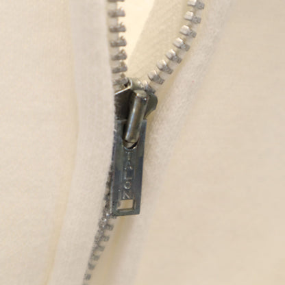 AKOM 60s Vintage Full Zip Hoodie White Size L