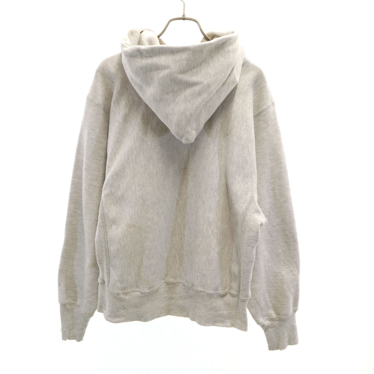 Champion 80s USA Vintage Reverse Weave Hoodie Gray Size M