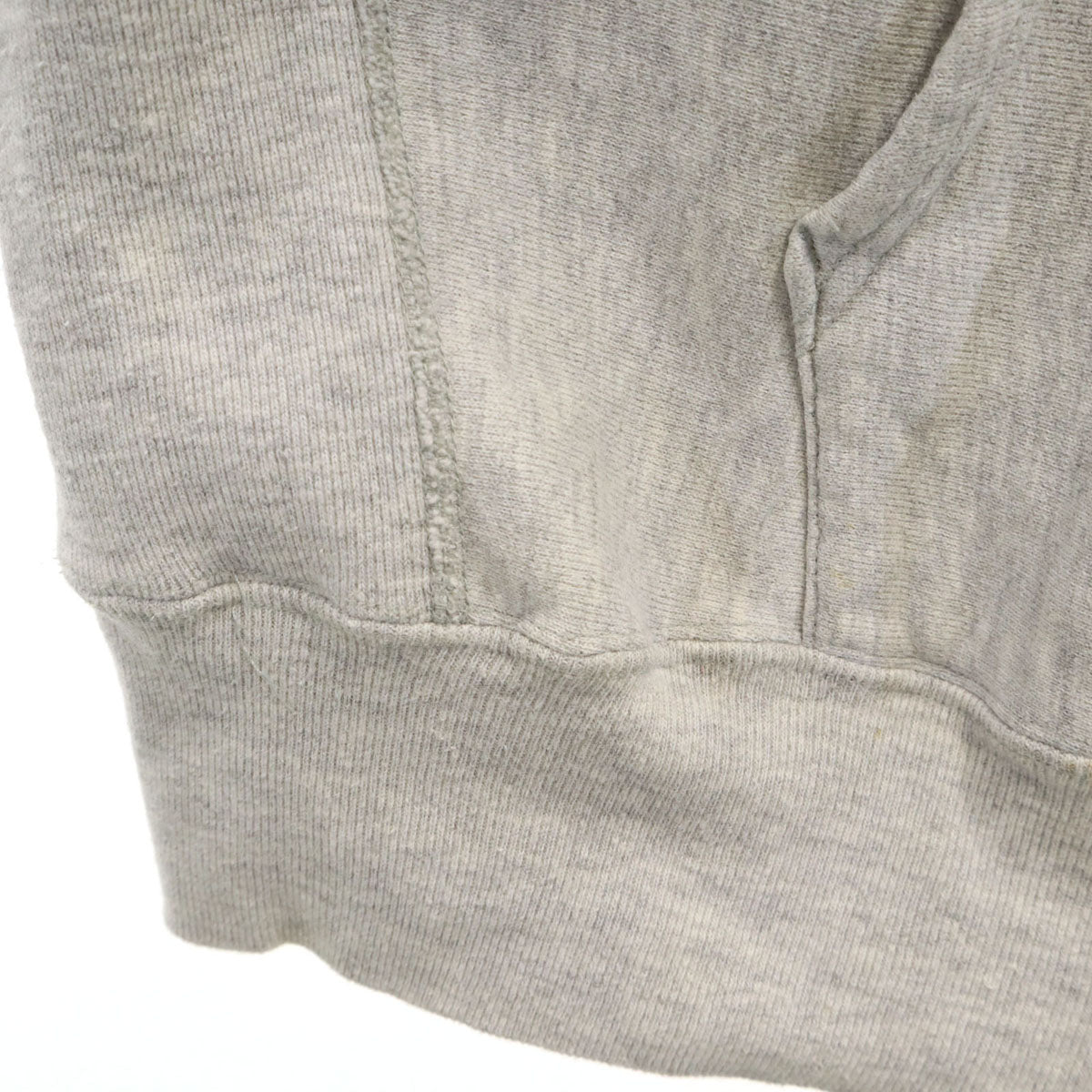 Champion 80s USA Vintage Reverse Weave Hoodie Gray Size M