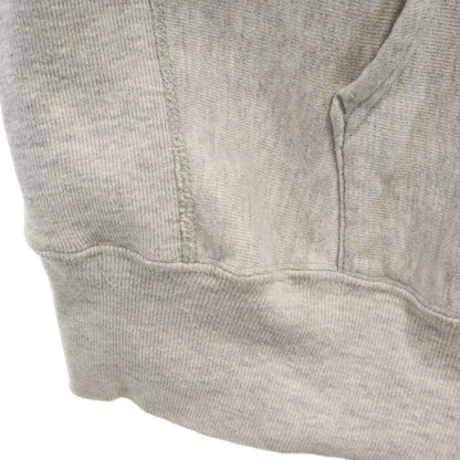 Champion 80s USA Vintage Reverse Weave Hoodie Gray Size M