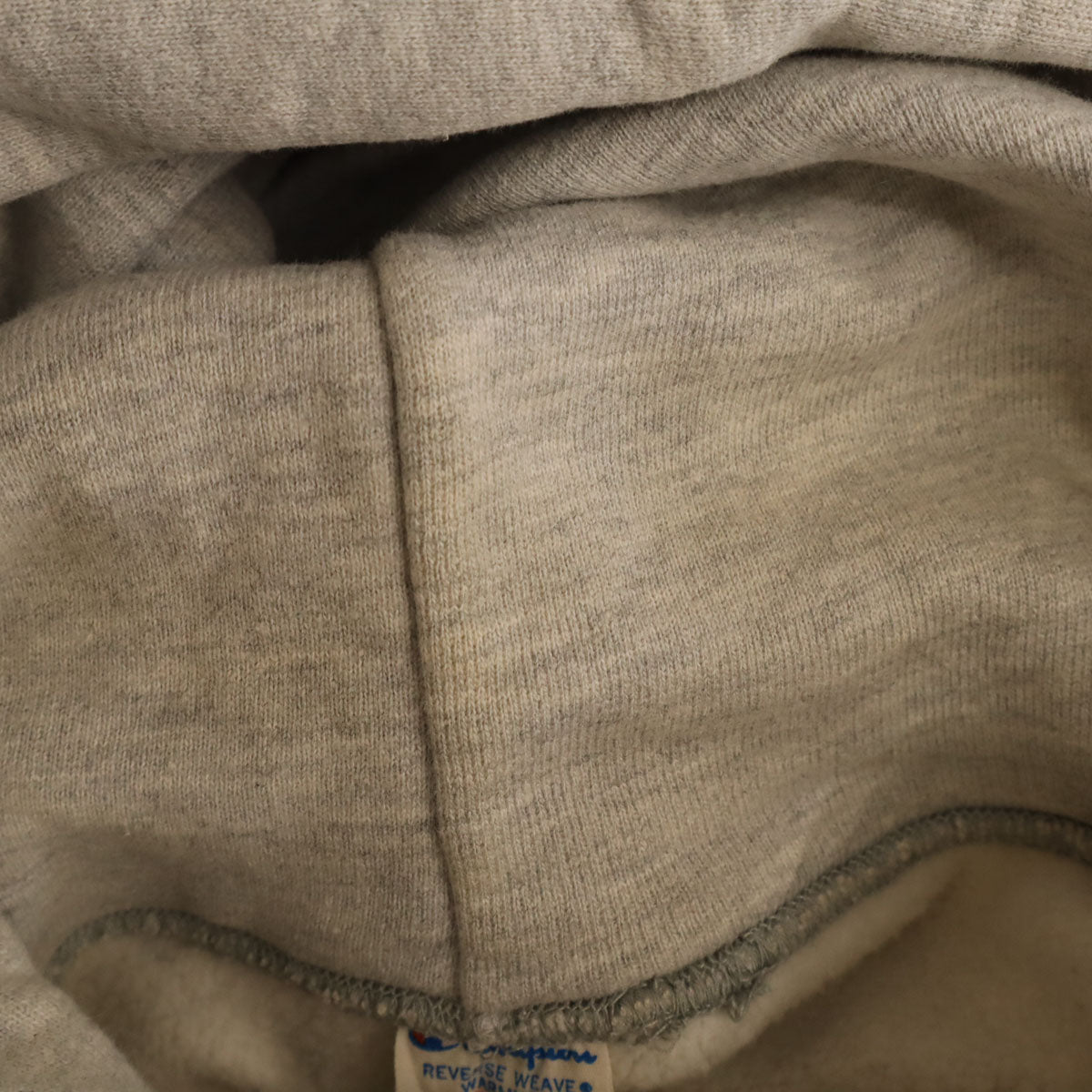 Champion 80s USA Vintage Reverse Weave Hoodie Gray Size M