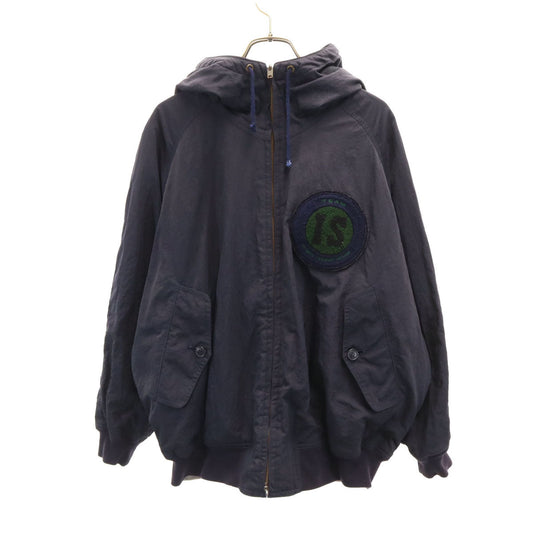 I.S. ISSEY MIYAKE 80s Reversible Zip Hoodie Navy Size JP 9