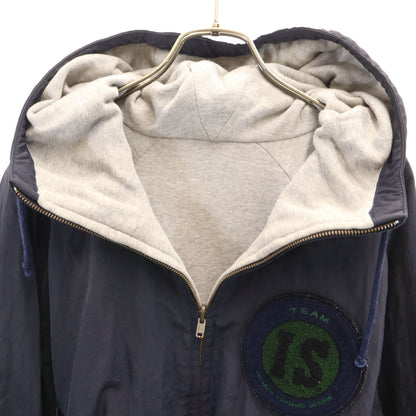 I.S. ISSEY MIYAKE 80s Reversible Zip Hoodie Navy Size JP 9