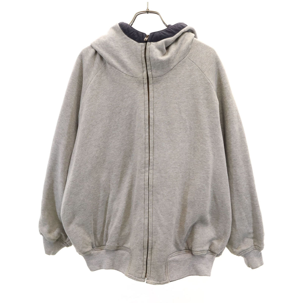 I.S. ISSEY MIYAKE 80s Reversible Zip Hoodie Navy Size JP 9
