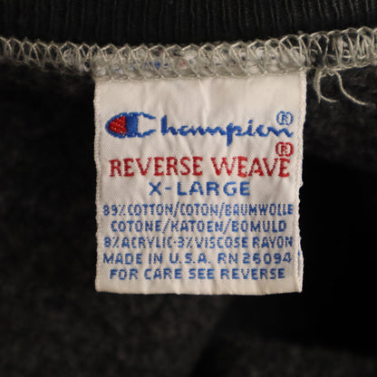 Champion 90s USA Reverse Weave Sweatshirt Charcoal Size XL