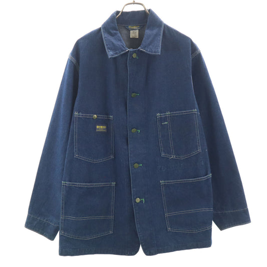OSHKOSH '70s-'80s USA Vintage Denim Coverall Indigo Size 40R