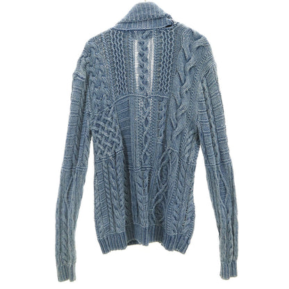 Polo by Ralph Lauren Indigo Dyed Shawl Cardigan Blue Size S