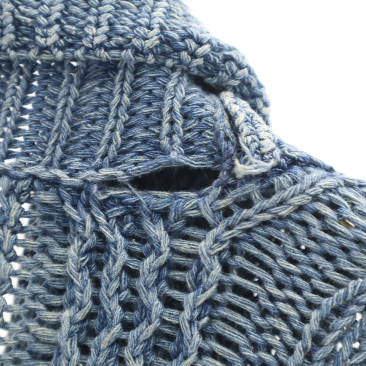 Polo by Ralph Lauren Indigo Dyed Shawl Cardigan Blue Size S