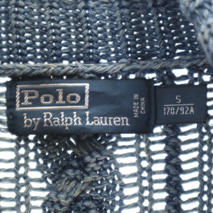 Polo by Ralph Lauren Indigo Dyed Shawl Cardigan Blue Size S