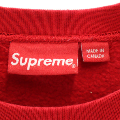 Supreme 21AW Canadian Brushed Back Sweatshirt Red Size M