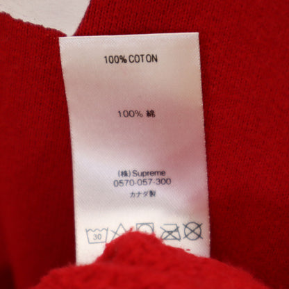 Supreme 21AW Canadian Brushed Back Sweatshirt Red Size M
