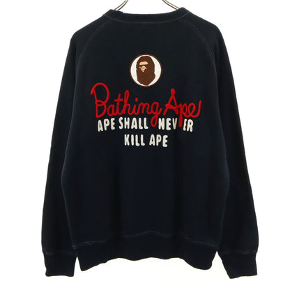 BAPE BY A BATHING APE Back Logo Sweatshirt Black Size M