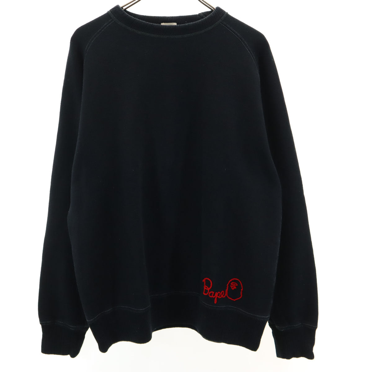 BAPE BY A BATHING APE Back Logo Sweatshirt Black Size M
