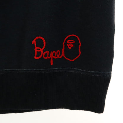 BAPE BY A BATHING APE Back Logo Sweatshirt Black Size M