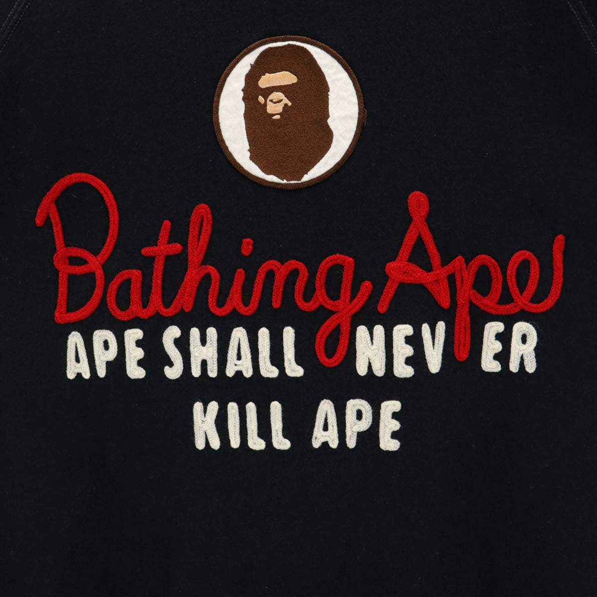 BAPE BY A BATHING APE Back Logo Sweatshirt Black Size M