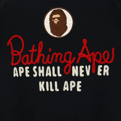 BAPE BY A BATHING APE Back Logo Sweatshirt Black Size M