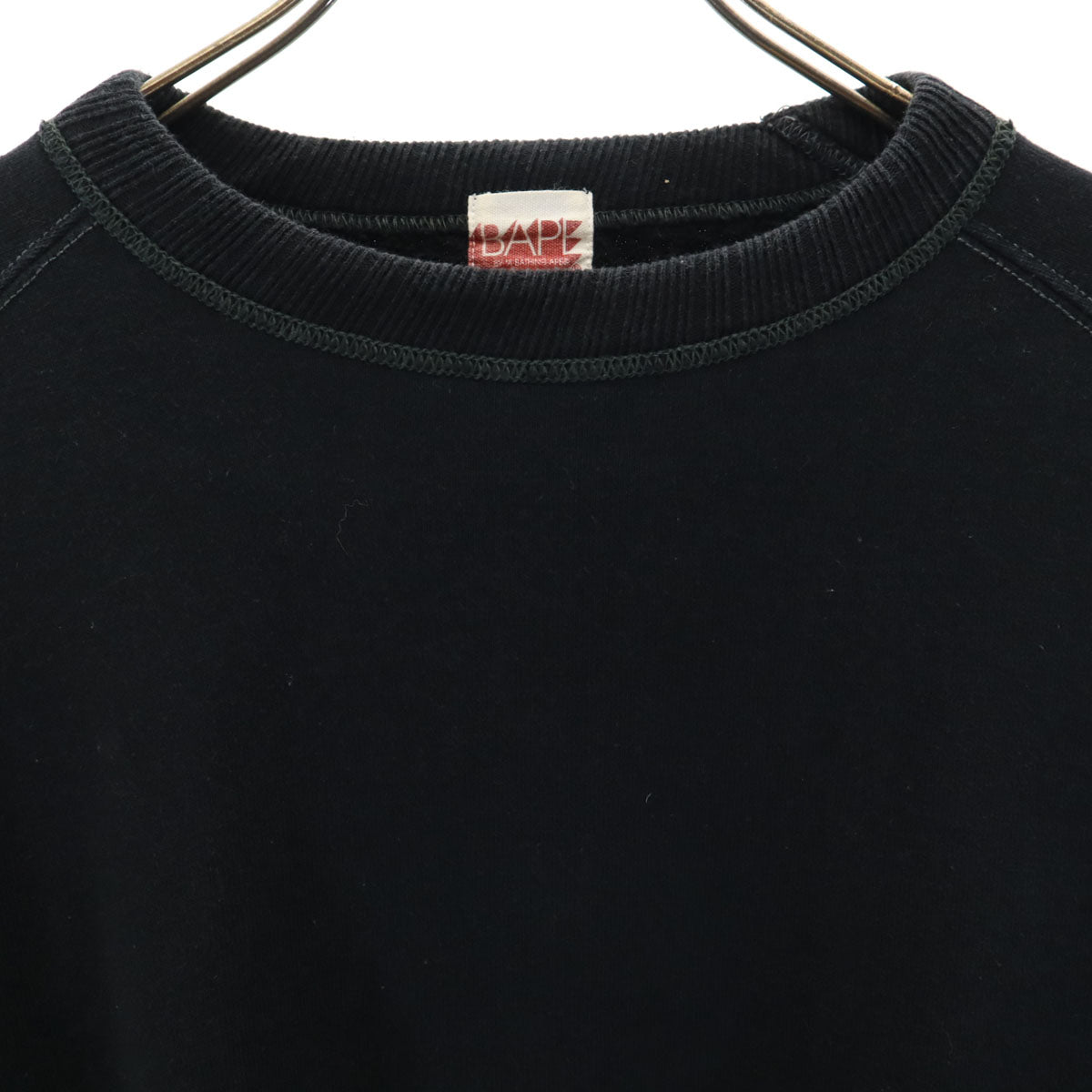BAPE BY A BATHING APE Back Logo Sweatshirt Black Size M