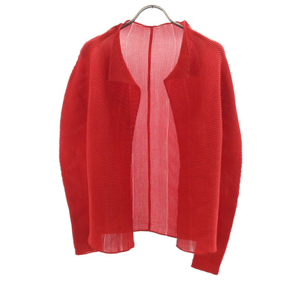 me ISSEY MIYAKE 90s Long Sleeve Cardigan Red