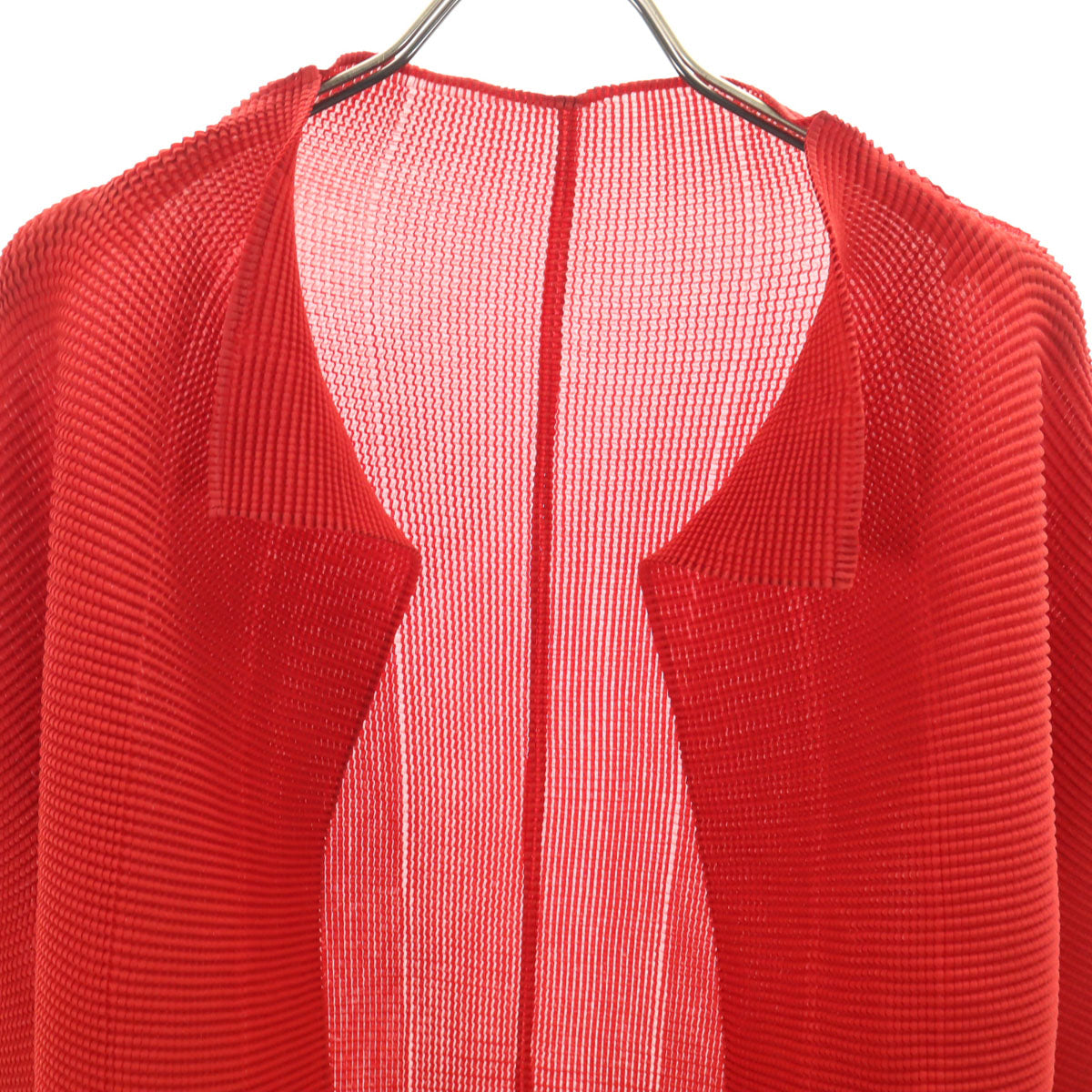 me ISSEY MIYAKE 90s Long Sleeve Cardigan Red