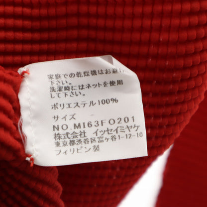 me ISSEY MIYAKE 90s Long Sleeve Cardigan Red