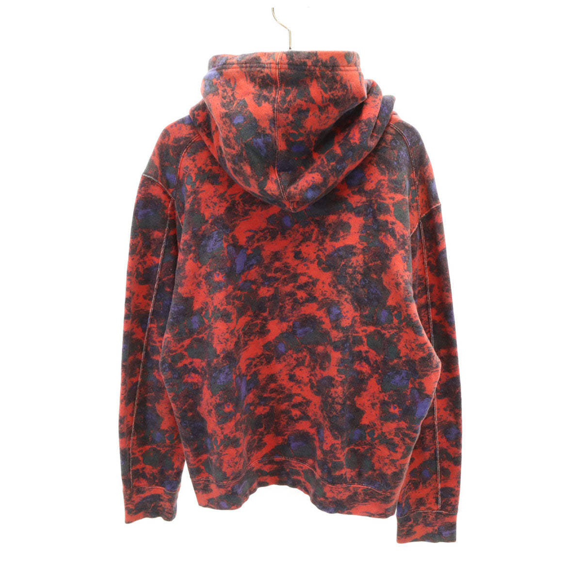 JOHN LAWRENCE SULLIVAN Red Patterned Hoodie Size S