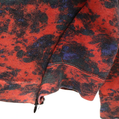 JOHN LAWRENCE SULLIVAN Red Patterned Hoodie Size S