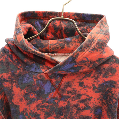 JOHN LAWRENCE SULLIVAN Red Patterned Hoodie Size S