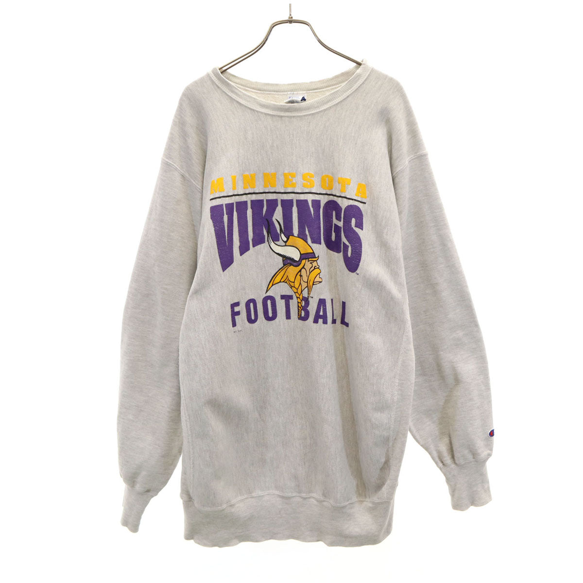 Champion Gray NFL Minnesota Vikings Sweatshirt Size XXL