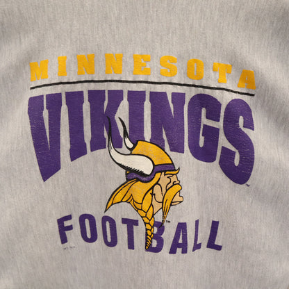 Champion Gray NFL Minnesota Vikings Sweatshirt Size XXL