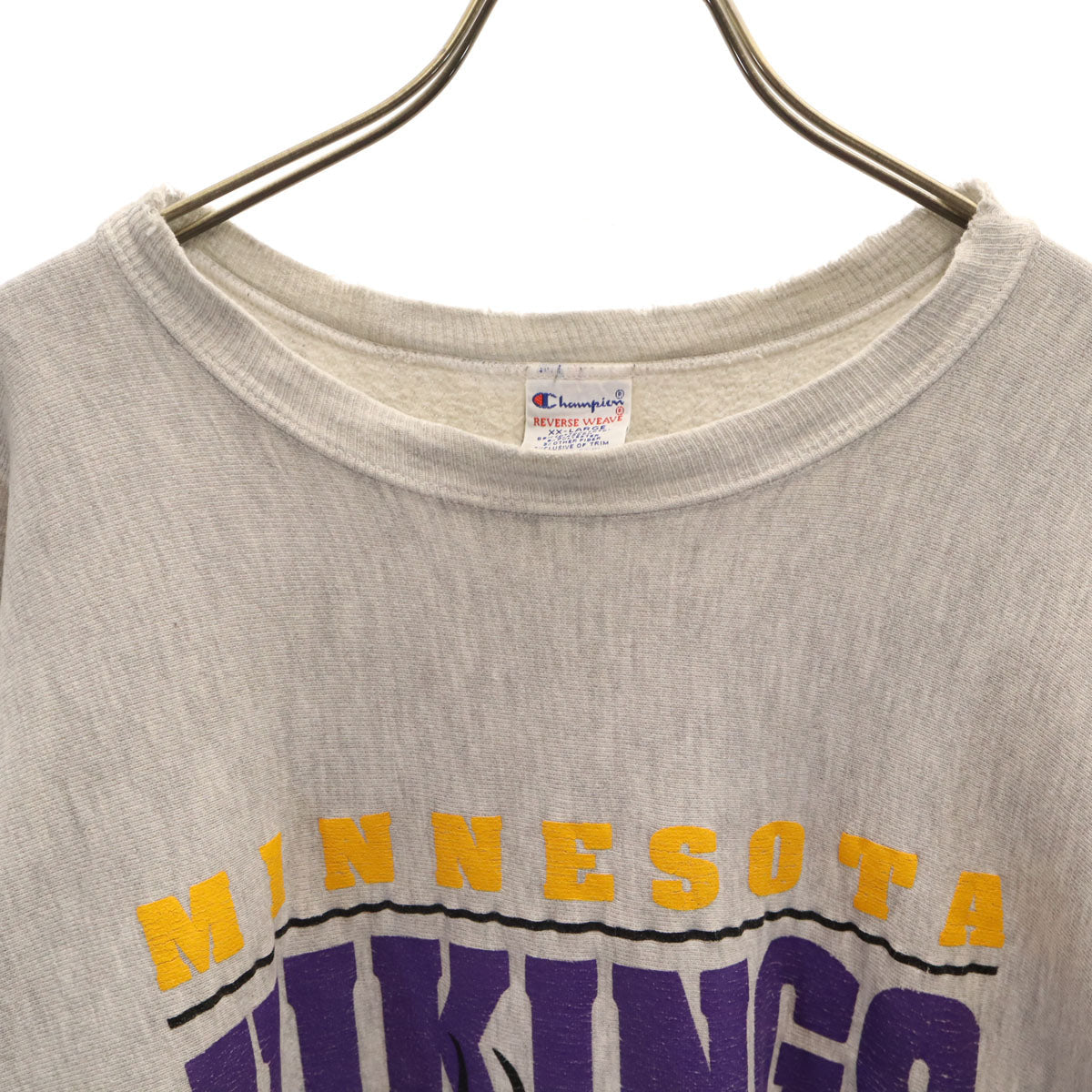 Champion Gray NFL Minnesota Vikings Sweatshirt Size XXL