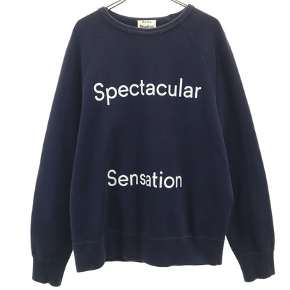 ACNE STUDIOS Long Sleeve Sweatshirt Navy Size S