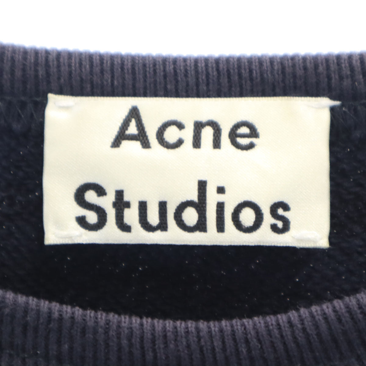 ACNE STUDIOS Long Sleeve Sweatshirt Navy Size S
