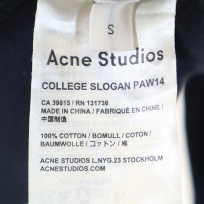ACNE STUDIOS Long Sleeve Sweatshirt Navy Size S