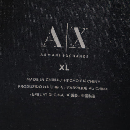 ARMANI EXCHANGE Track Jacket Black Size XL