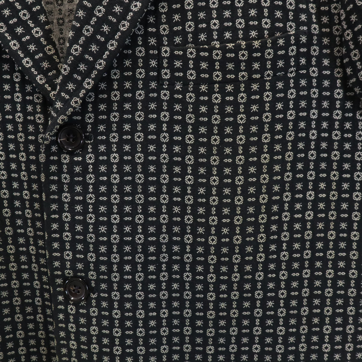 COMME des GARCONS HOMME 00s Patterned Blazer Black Size M