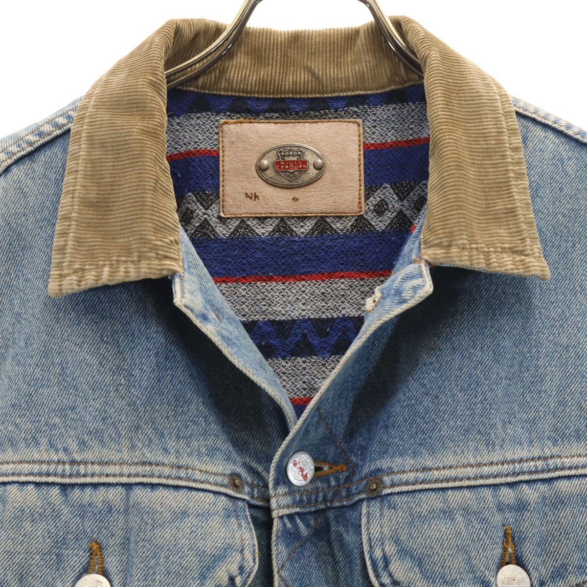 Nigel Cabourn Italian Denim Jacket Blue Size M