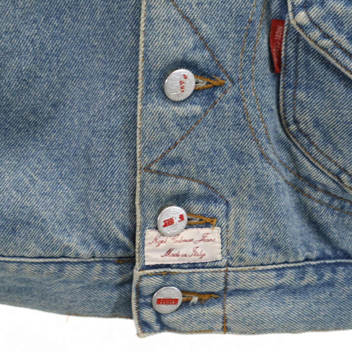 Nigel Cabourn Italian Denim Jacket Blue Size M