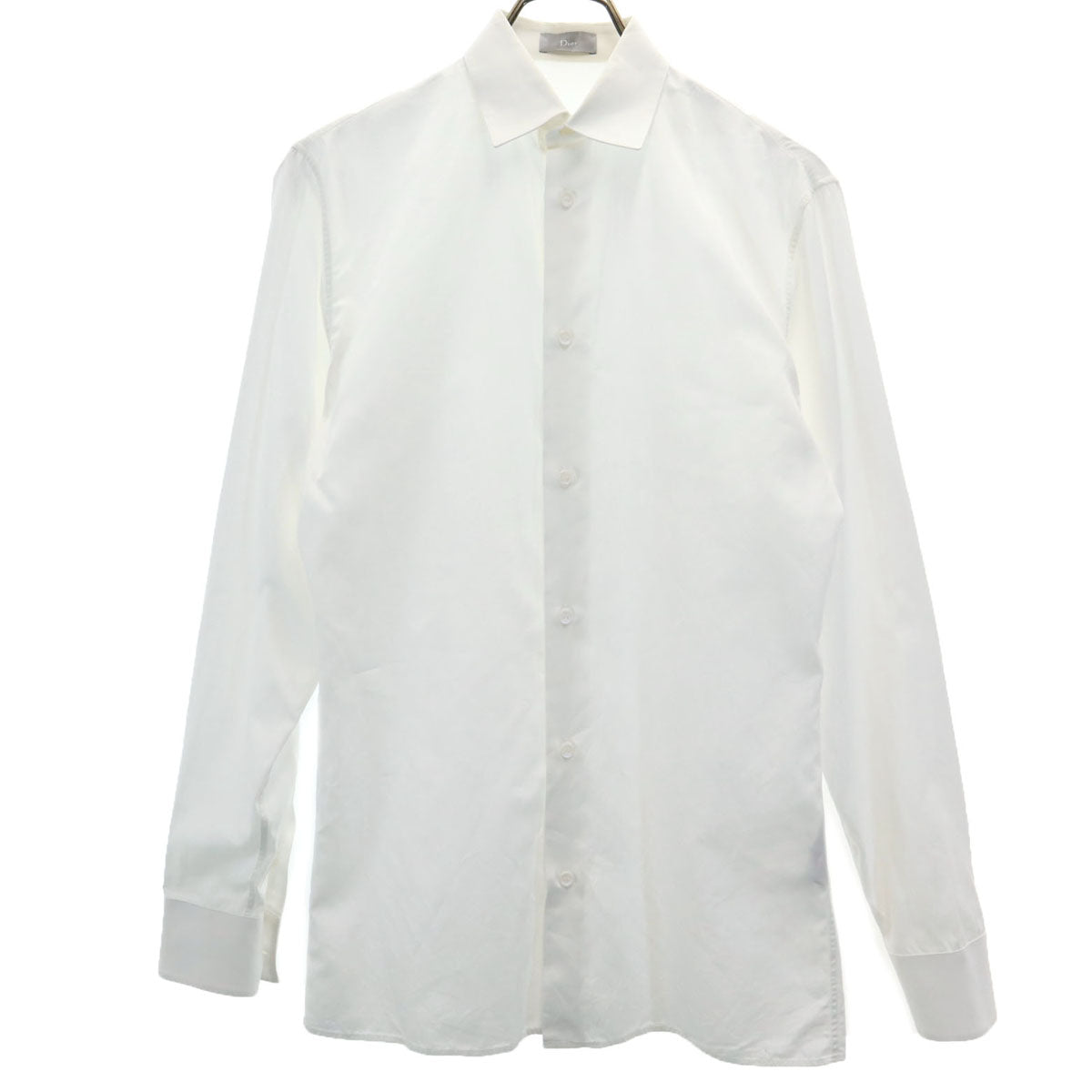 Dior Italian Long Sleeve Button-Down Shirt White Size 37