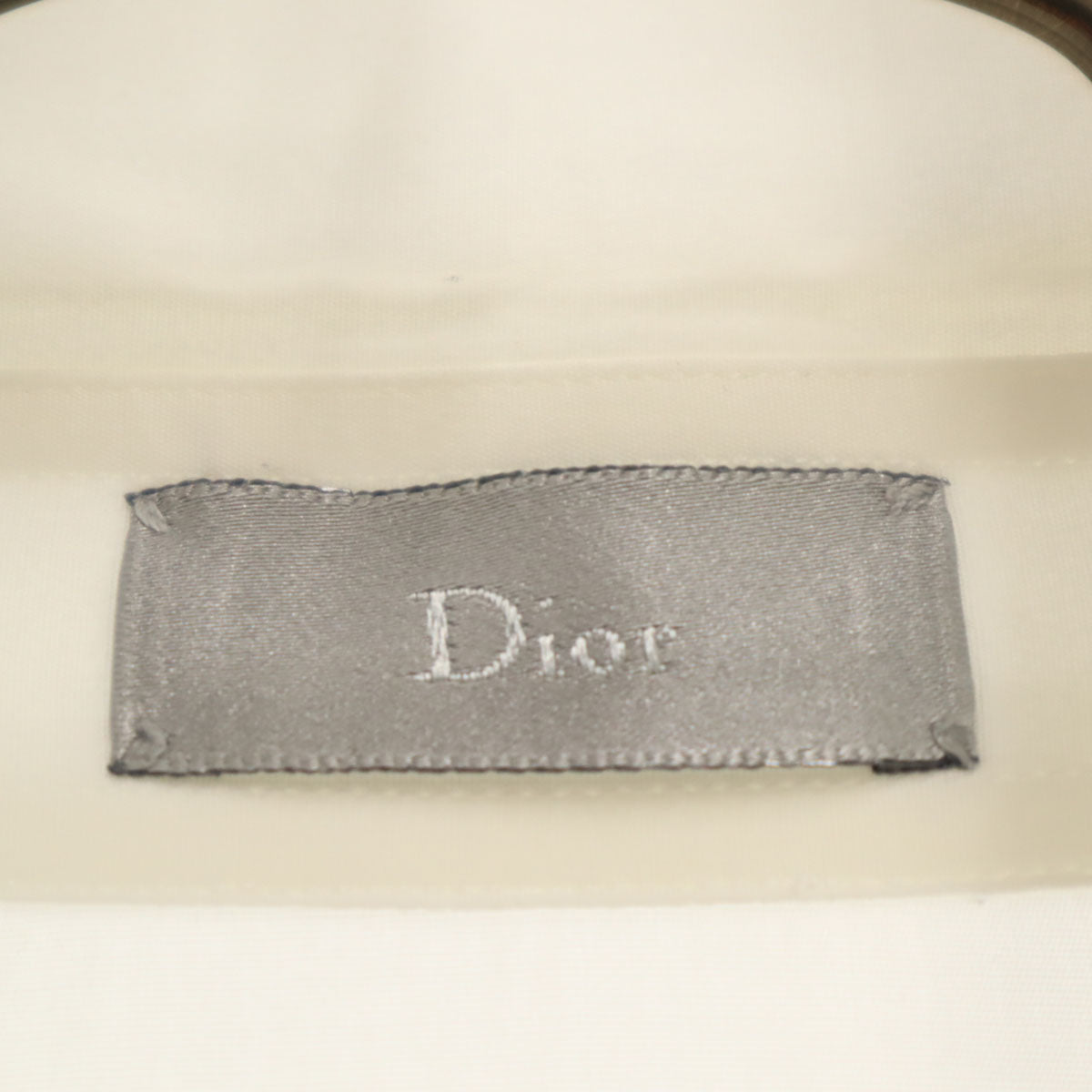 Dior Italian Long Sleeve Button-Down Shirt White Size 37