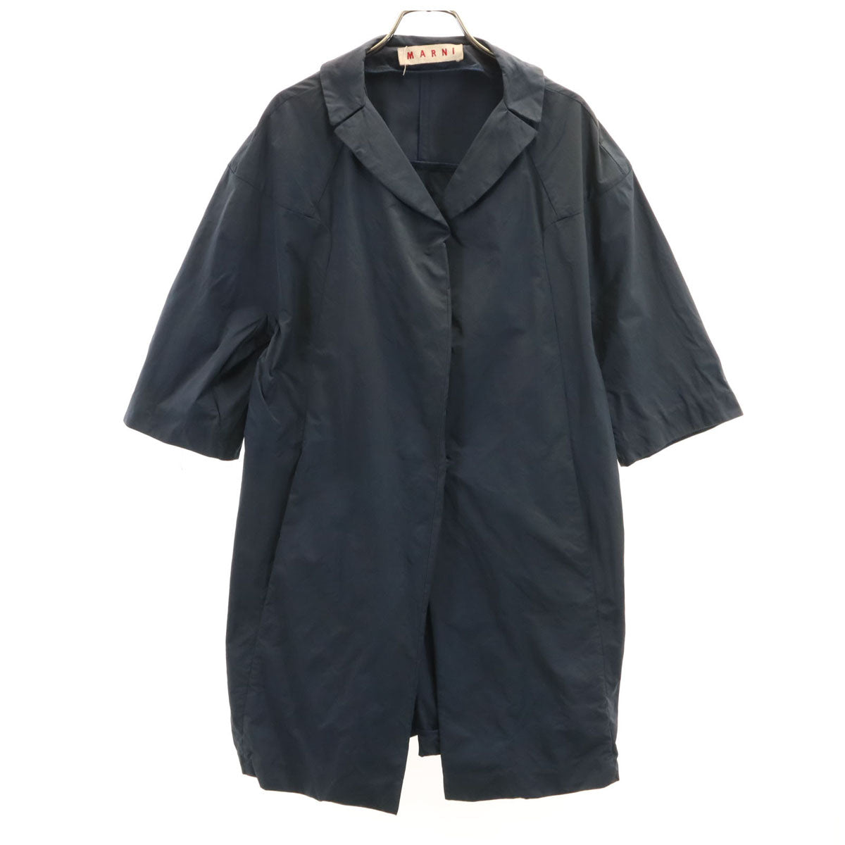 MARNI Coat Navy Size 42