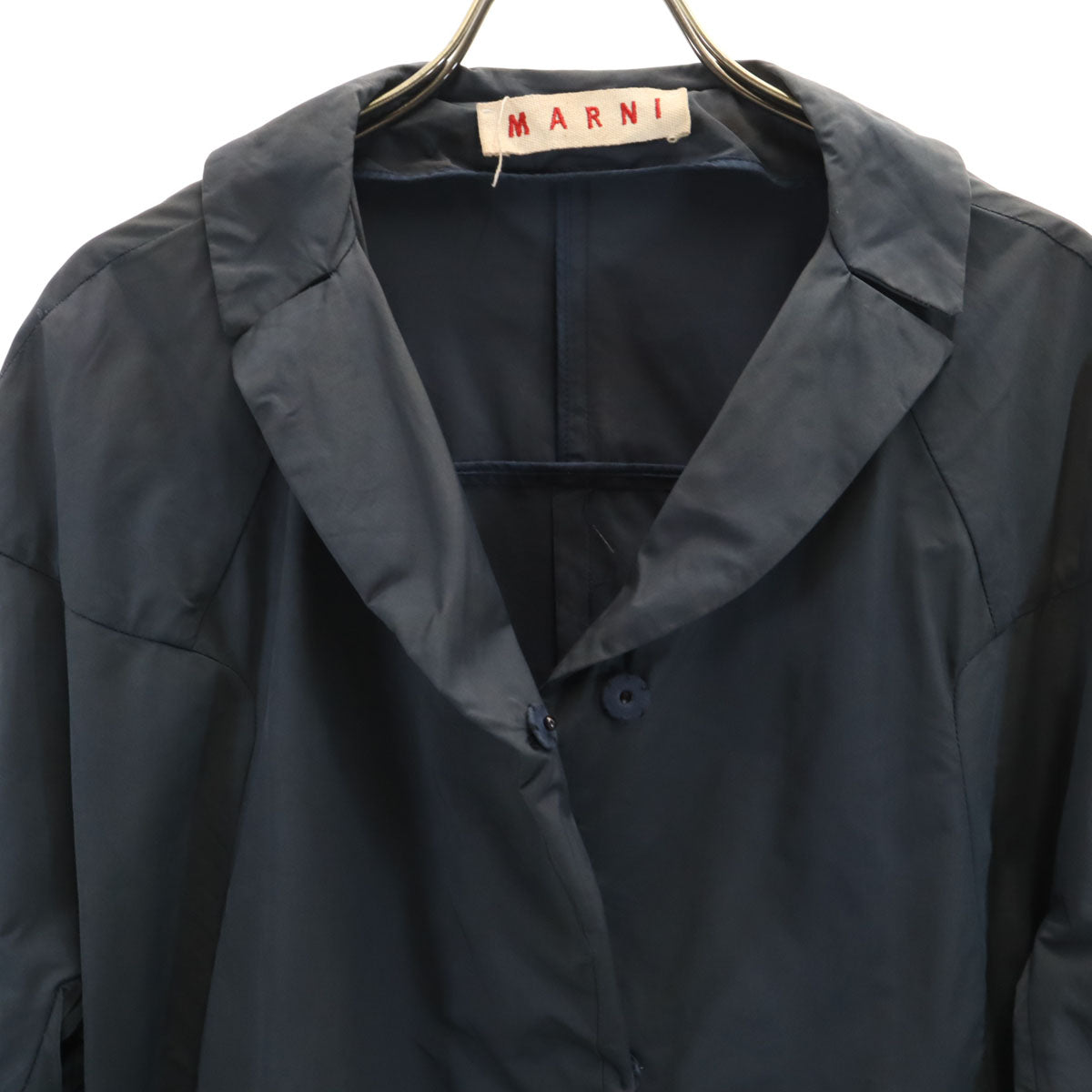 MARNI Coat Navy Size 42