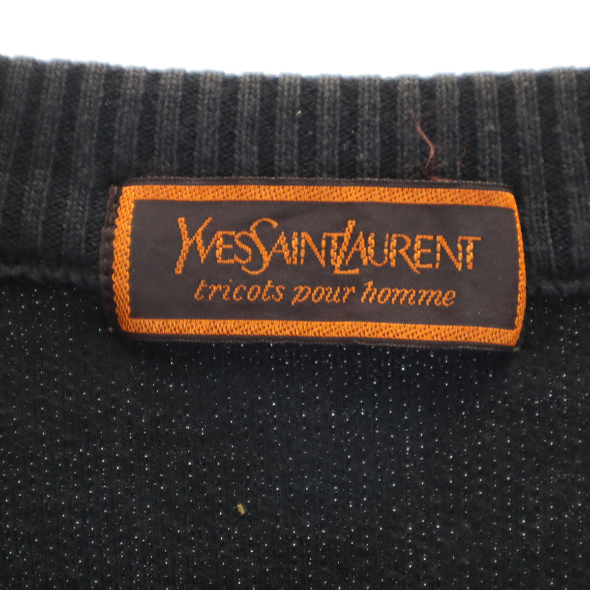 YVES SAINT LAURENT 90s Black Sweatshirt Size L