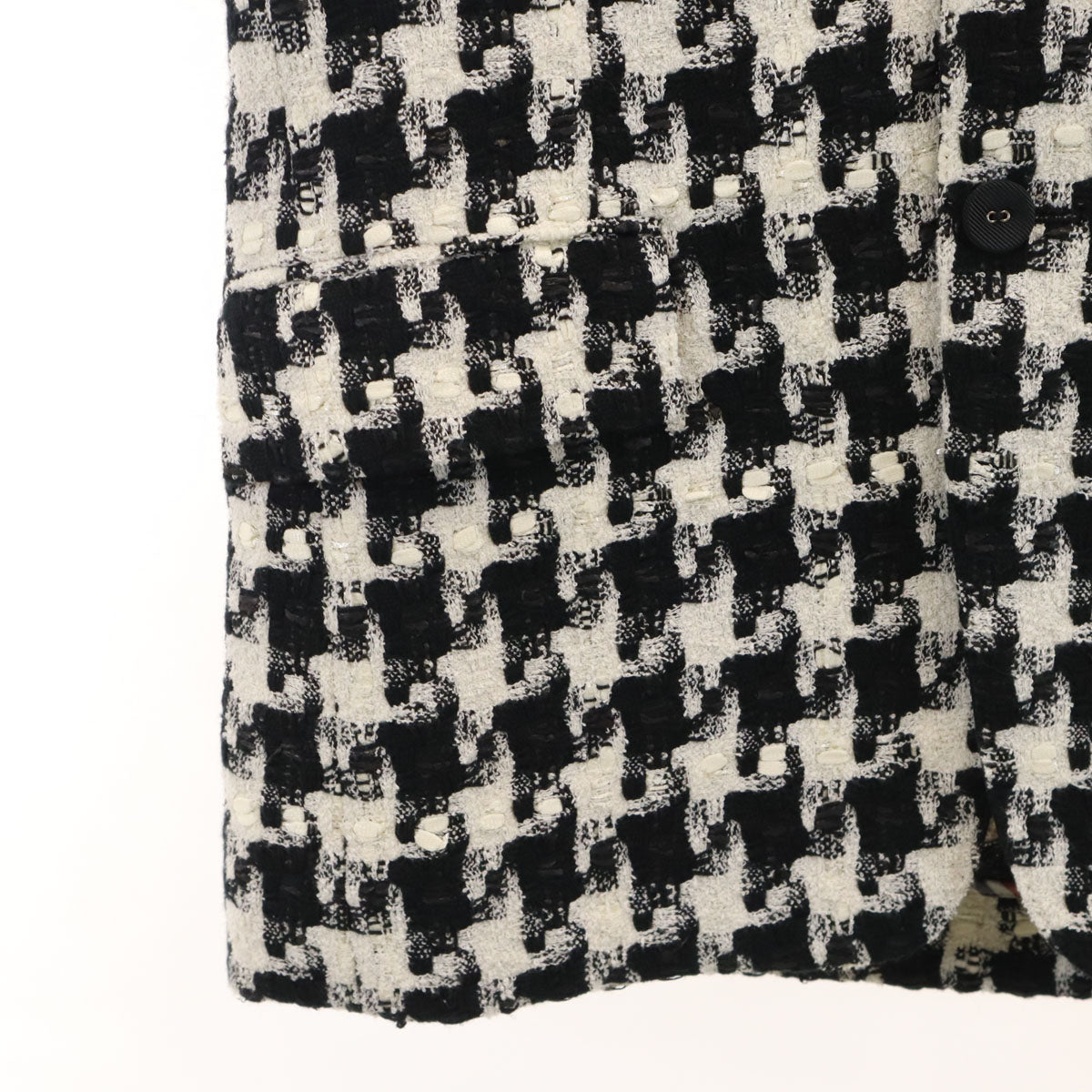 THOM BROWNE All-Over Pattern Vest Black