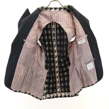 THOM BROWNE All-Over Pattern Vest Black