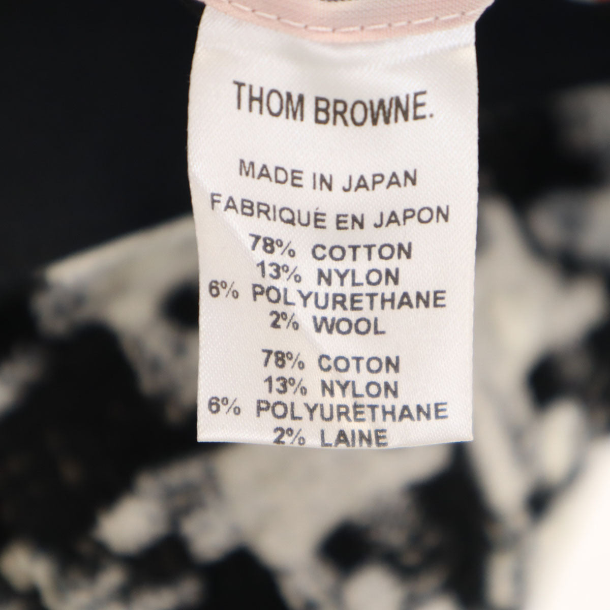 THOM BROWNE All-Over Pattern Vest Black