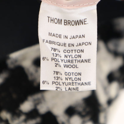 THOM BROWNE All-Over Pattern Vest Black
