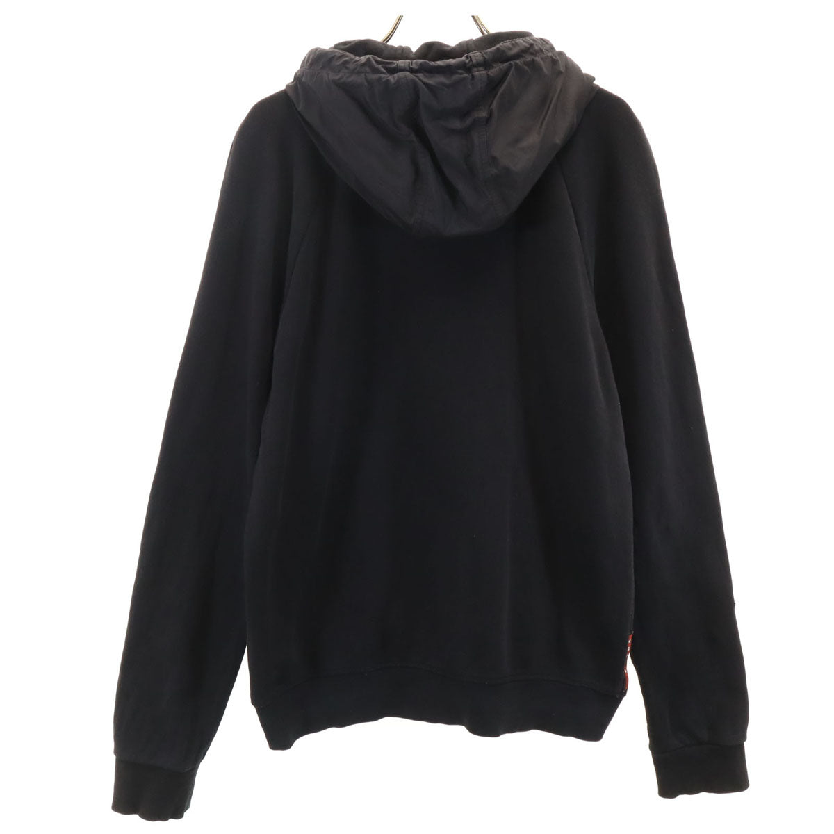 PRADA Long Sleeve Zip Hoodie Black Size M