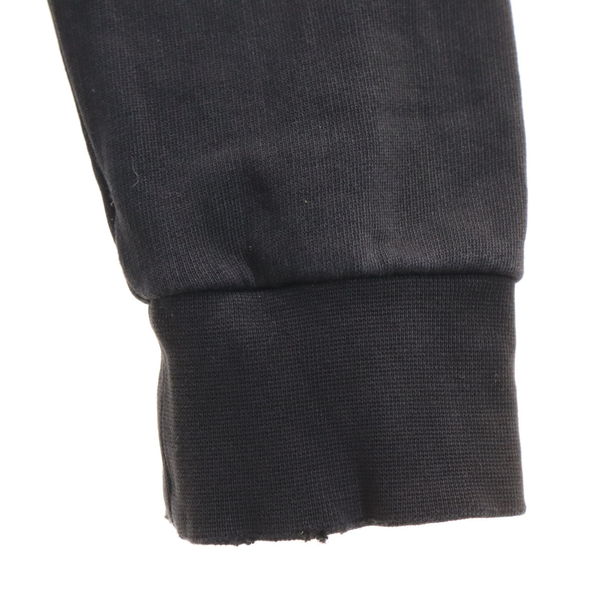 PRADA Long Sleeve Zip Hoodie Black Size M