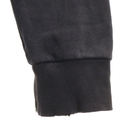 PRADA Long Sleeve Zip Hoodie Black Size M