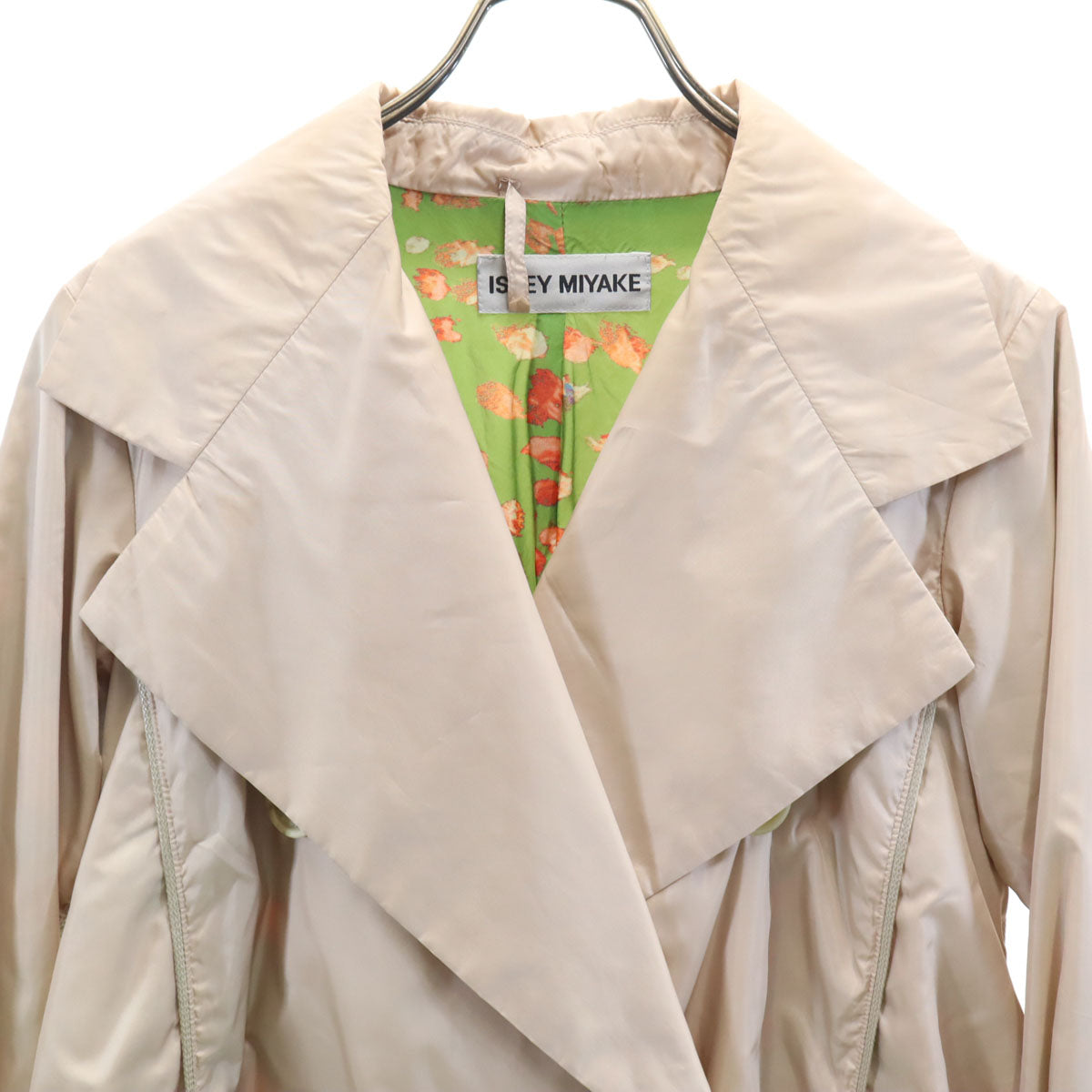 ISSEY MIYAKE Made in Japan Double-breasted Coat Beige Size 1